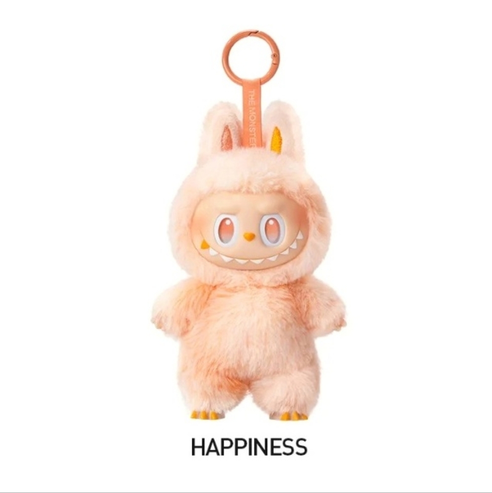 Brand New POP MART Labubu Plush Pendant - Big Into Energy - Happiness